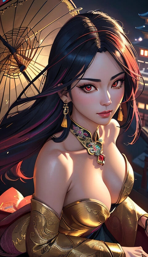chinese temple (Ai models) #16