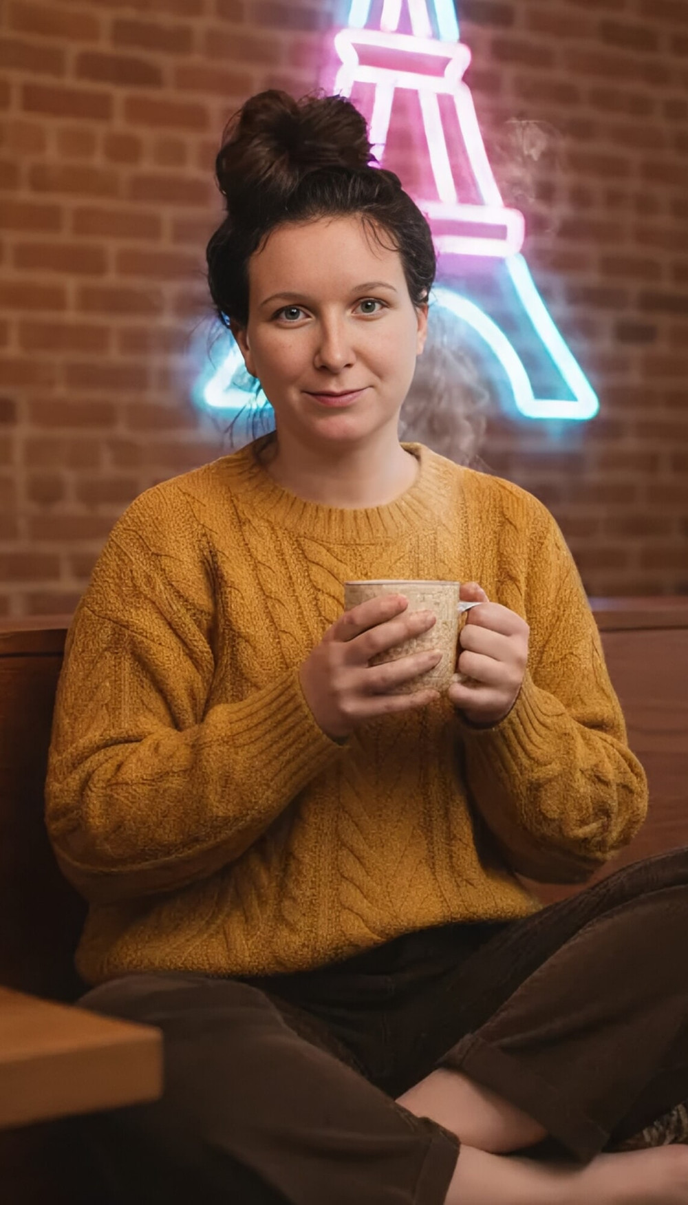 I fucked myself nude and in yellow sweaters for my 64f maid #7