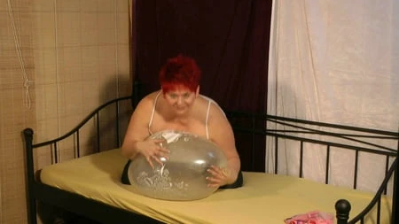 Played with a large balloon