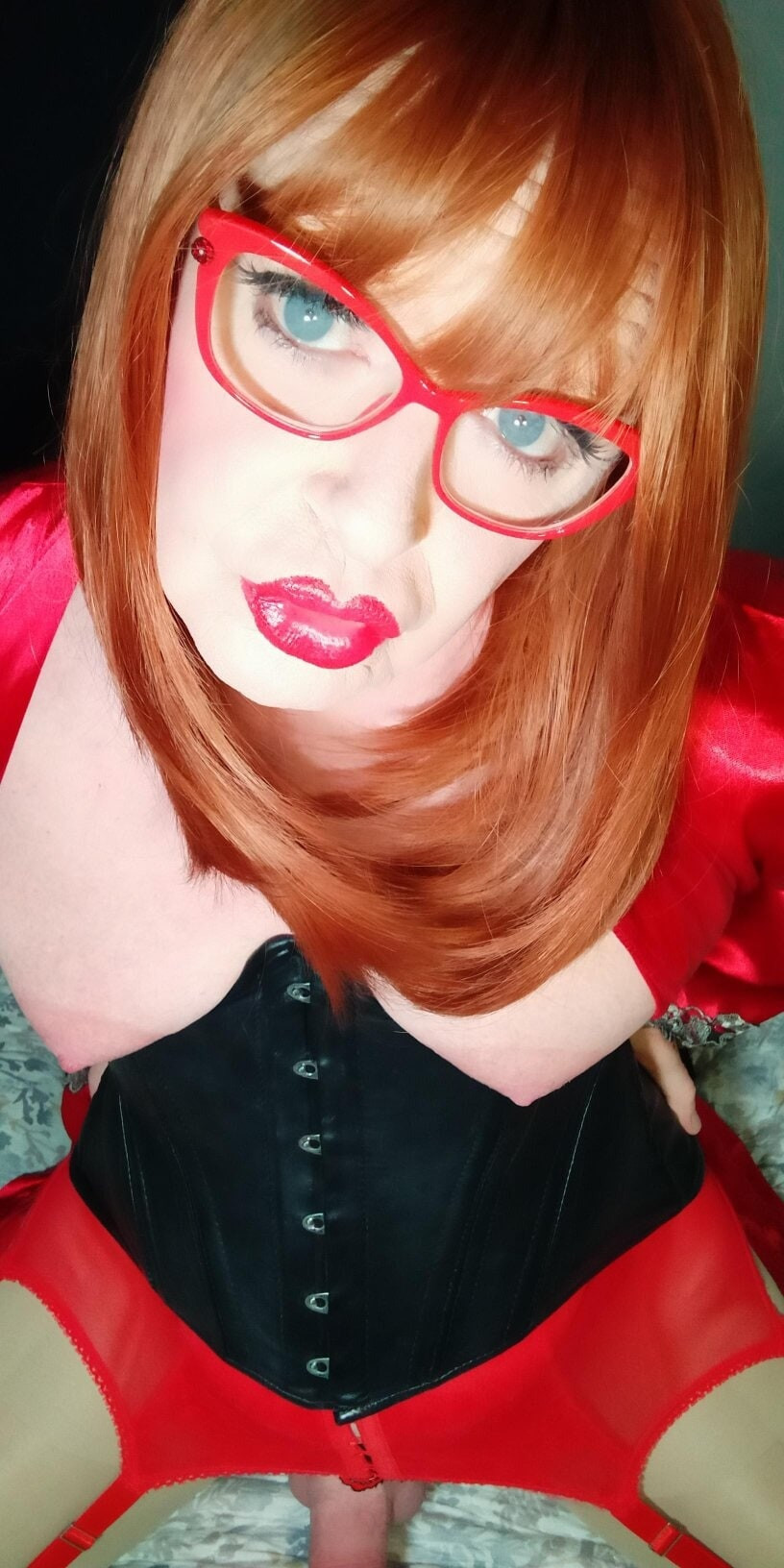 Crossdressing redhead  #41