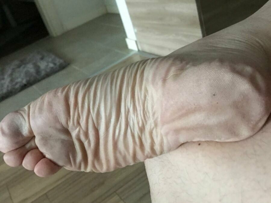 My sexy wrinkled and a little dirty soles #2