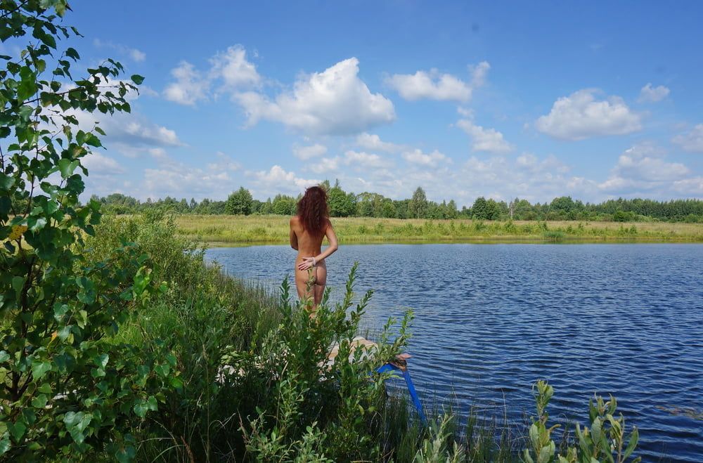 On beach of Koptevo-pond #15