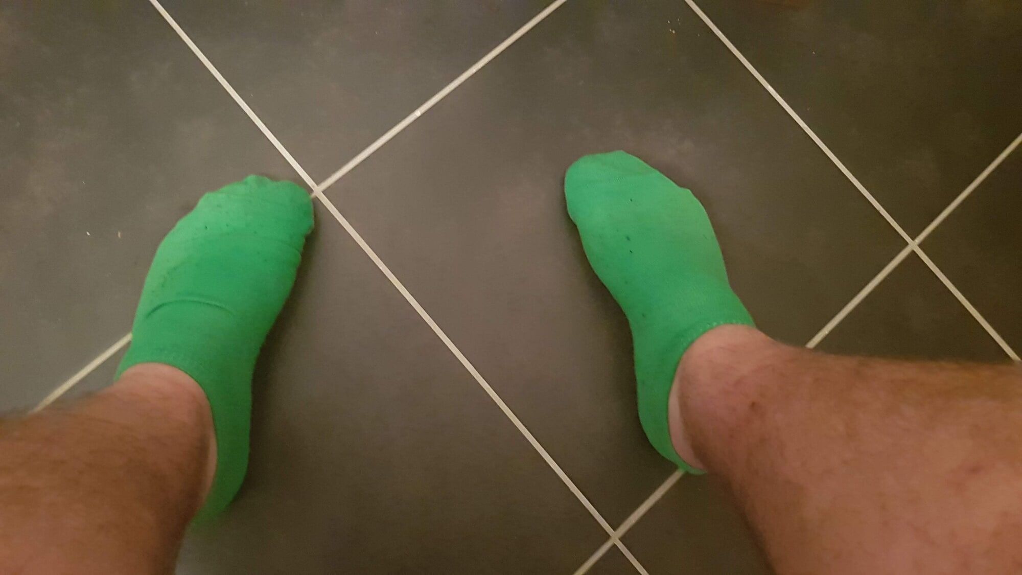 My Feet in Green Socks #7