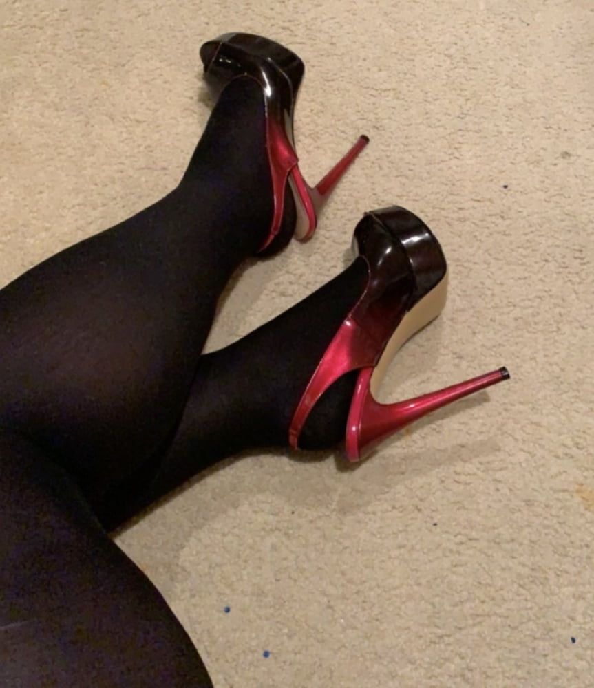 My fuck me heels.... love to be penetrated while wearing :) #5