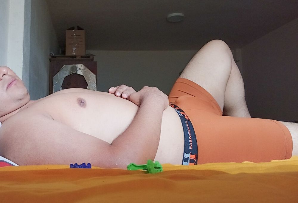 Me Lying Down and my Penis Standing - 01 (In Underwear) #20