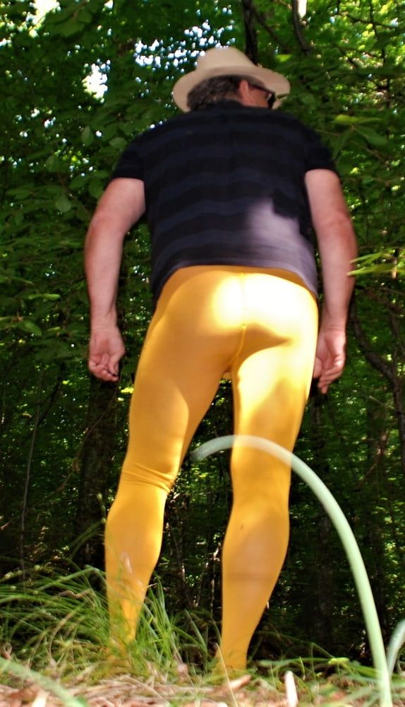 Outsoor Pantyhose Yellow #5