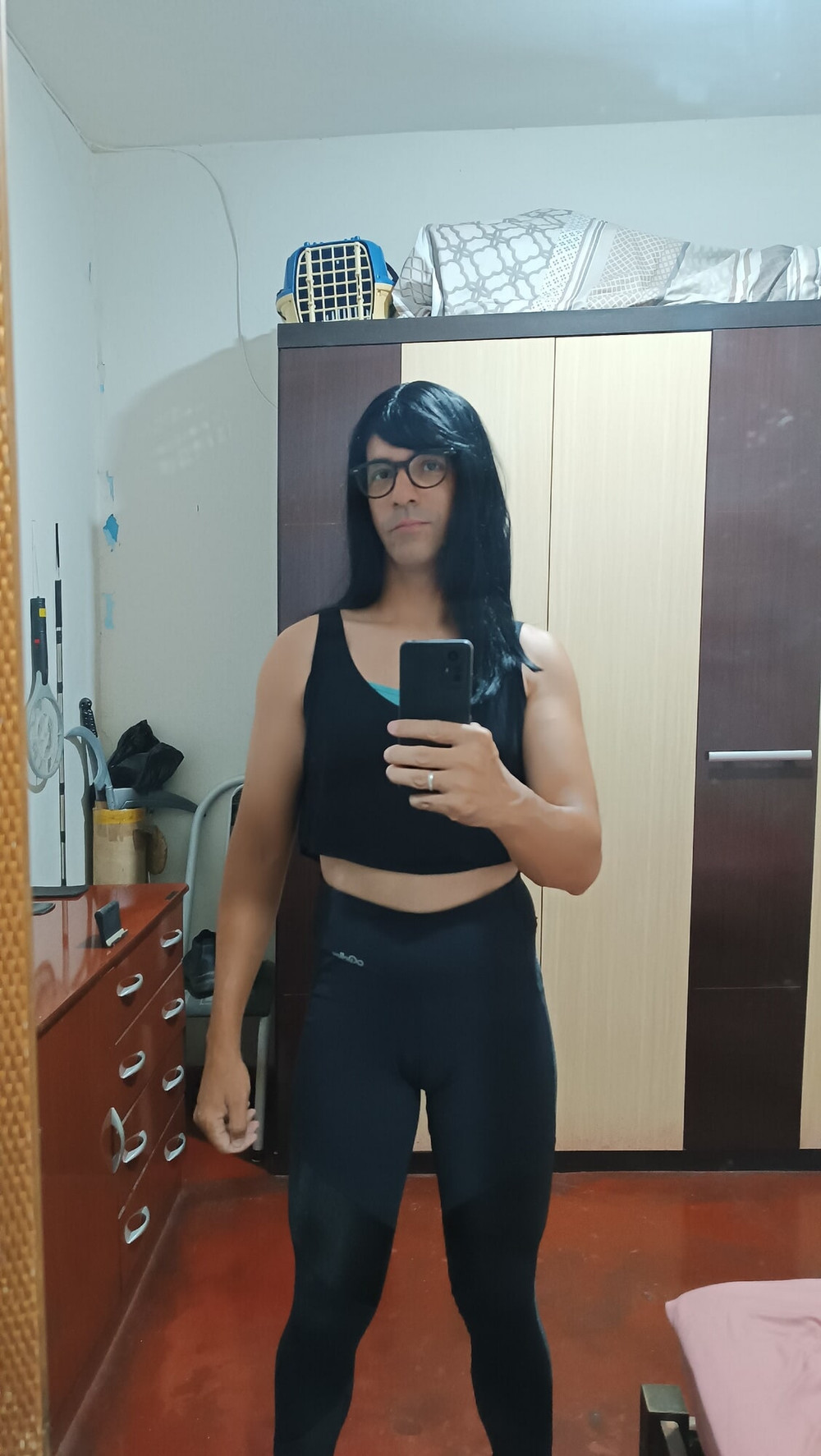 Sakura Nakamura Skinner Legging Gym  #8