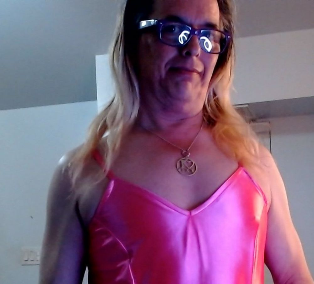 Sissy Slut Ashley Jolene Modeling A Few Necklaces  #5