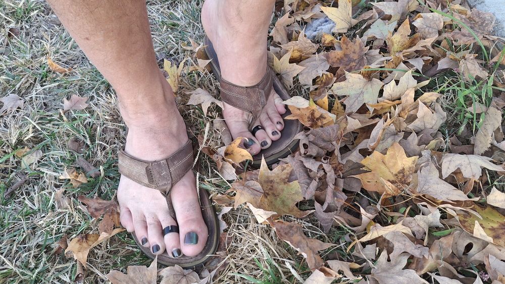 Feet in the leaves #5