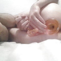 MiyerSweetHooker Finger u Dildo in den Po anal