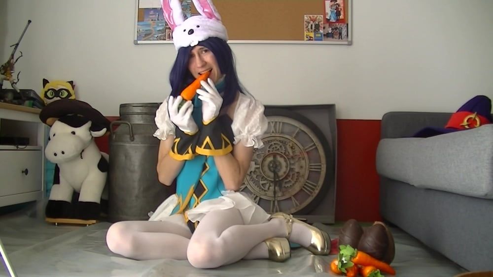 Lucina messy chocolate Easter cosplay trap #2
