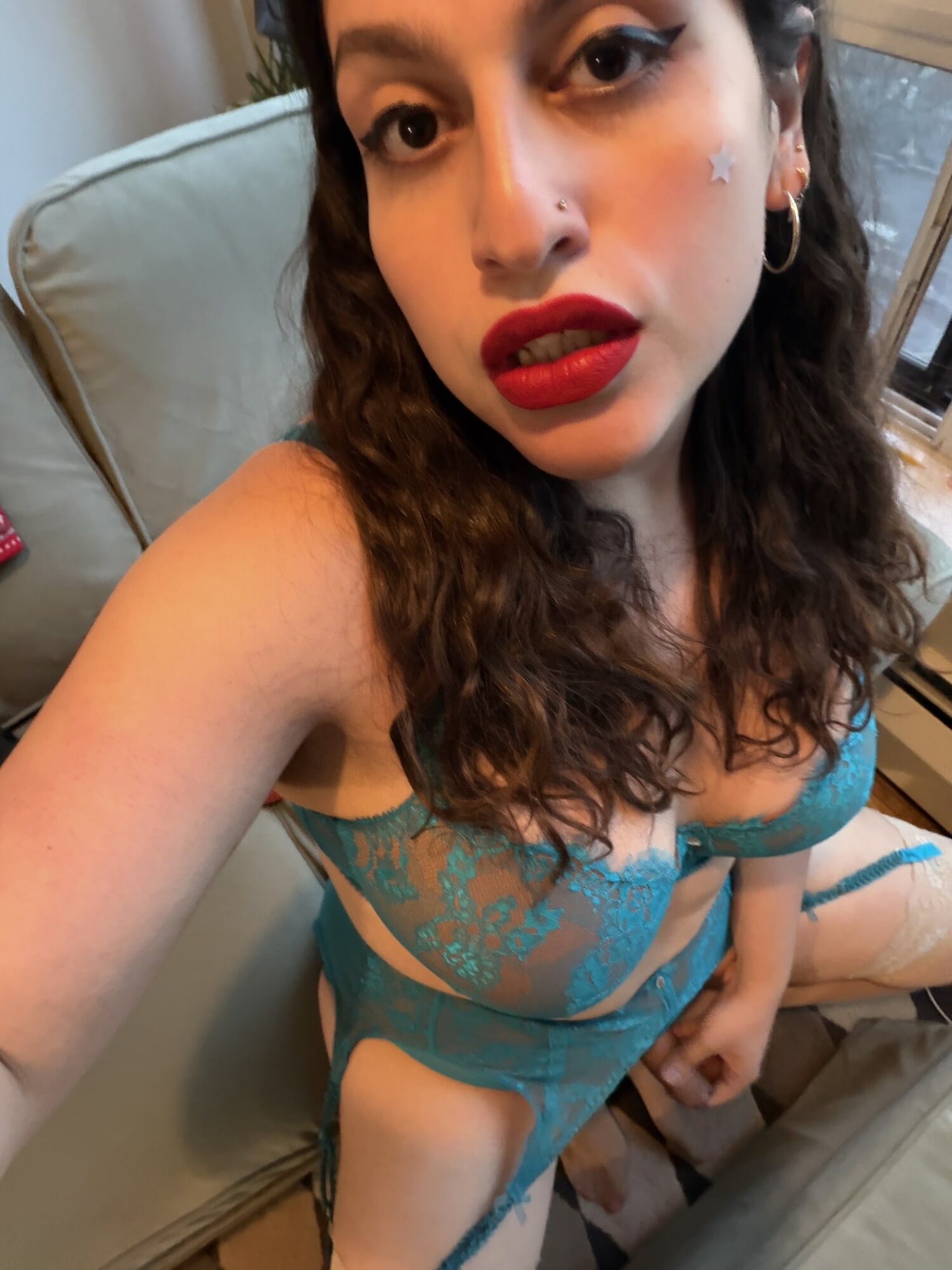 Vintage blue lingerie  #33