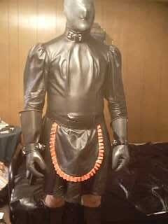 Pictures of me in rubber leather bondage gear