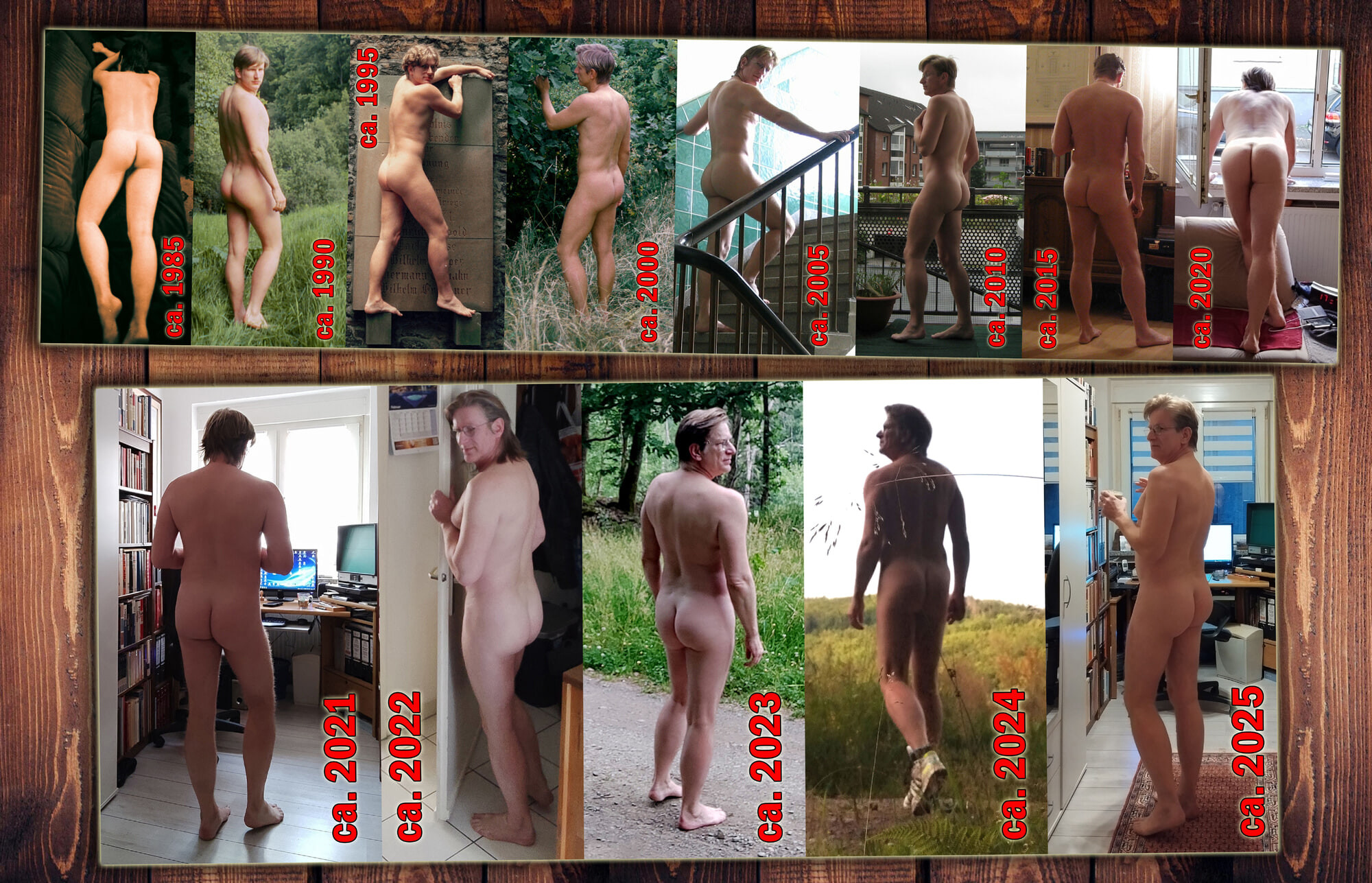 Through the years collage