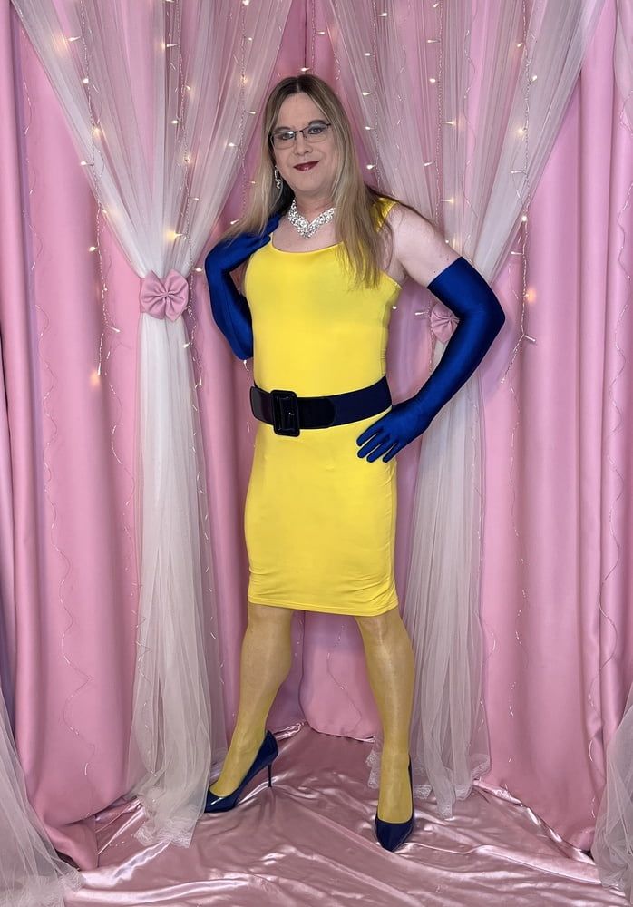 Joanie - Yellow Pencil Dress II #41