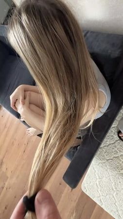 18 years old girl totally worked out your dick with her feet