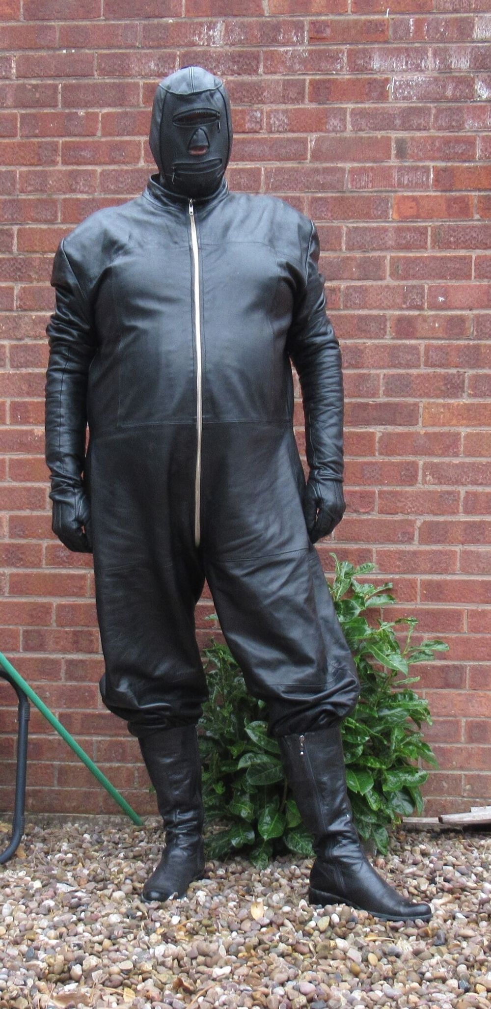 Full leather with hood #2