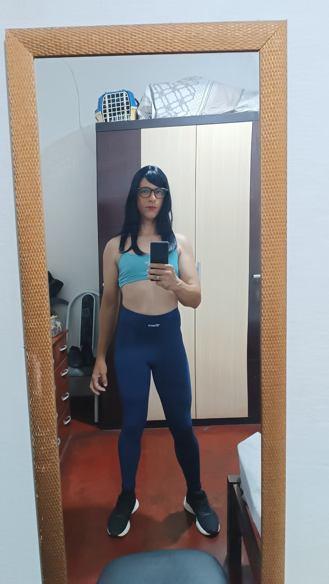 Sakura Nakamura Cute Legging Gym  #38