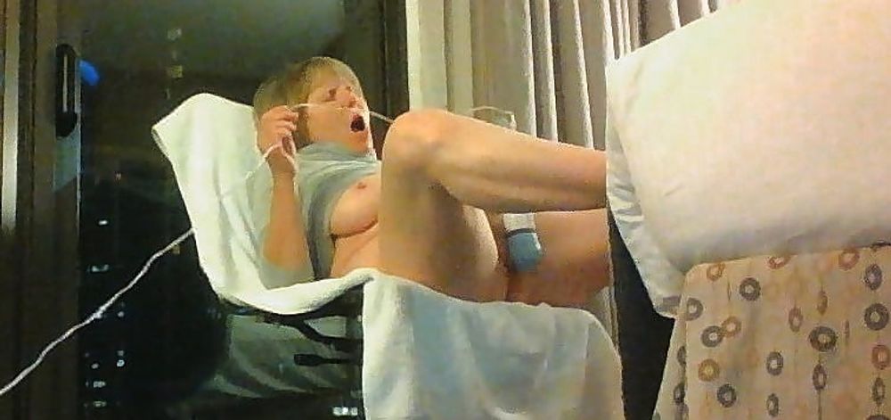 Mom orgasms in hotel window #33