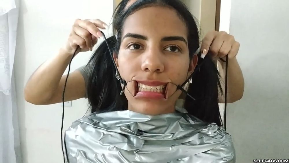 Mummified Latina Slut Mouth Hooked And Helpless #10