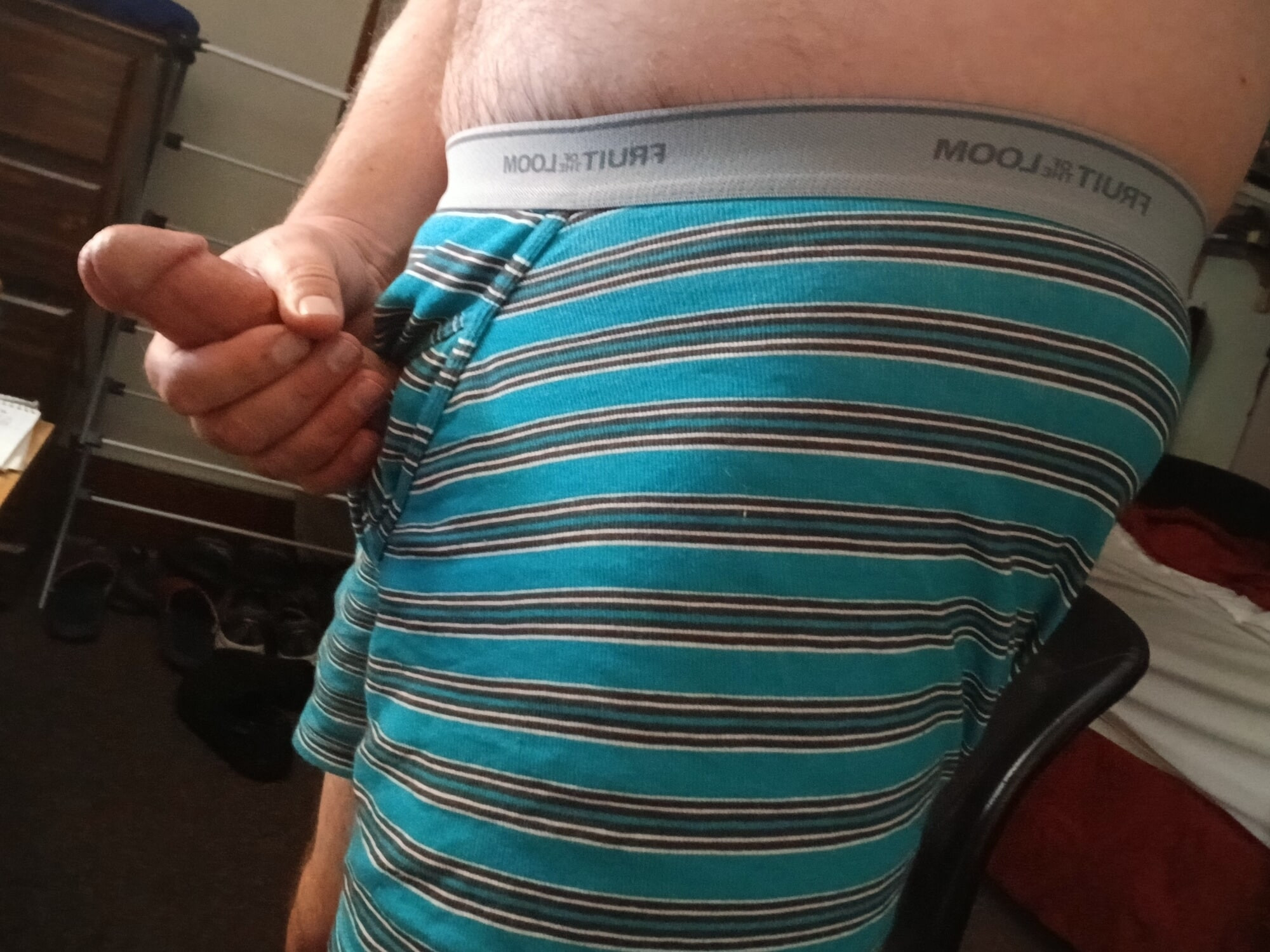 Striped teal FTL boxerbriefs  #9