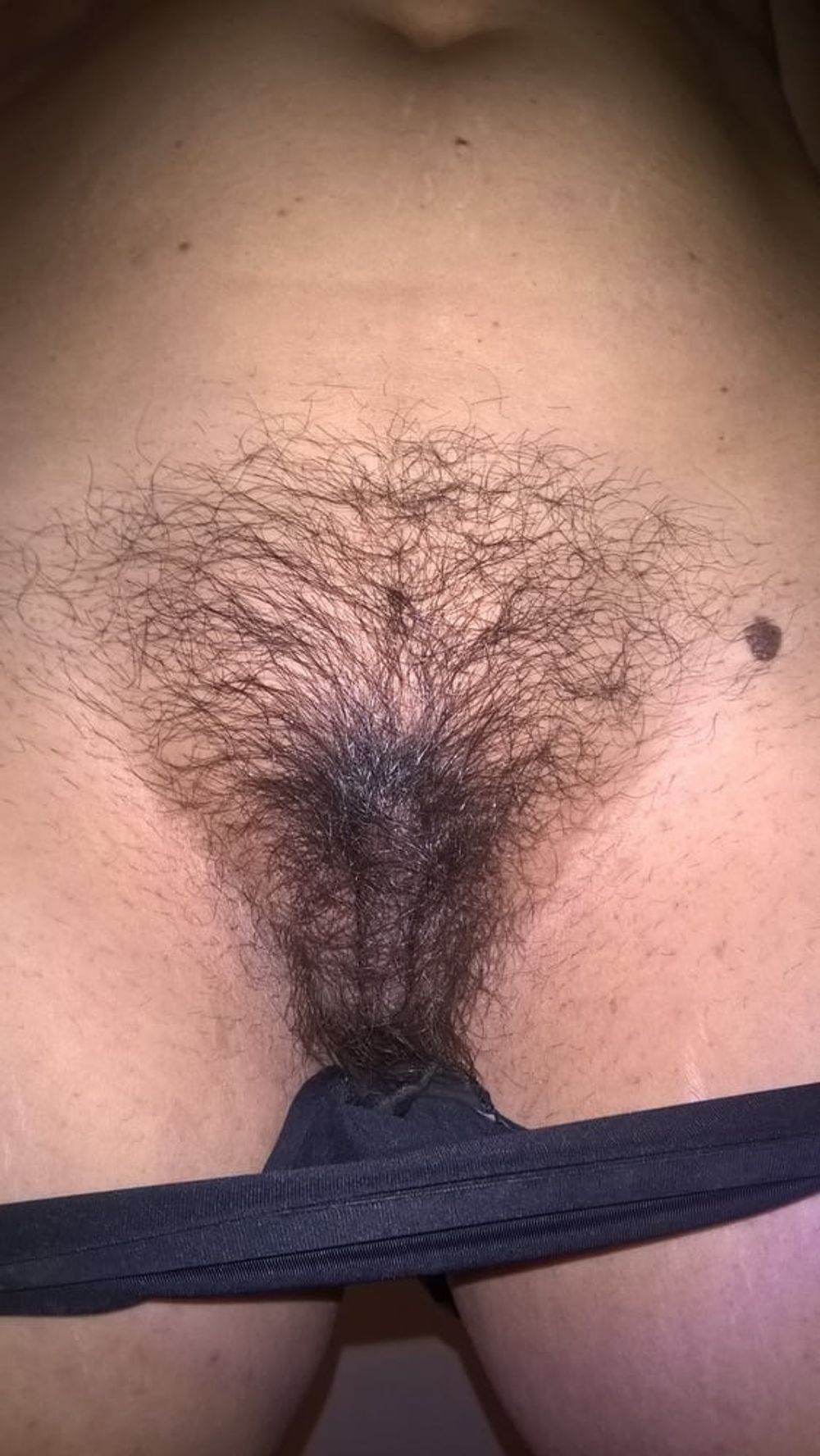 Hairy JoyTwoSex - Black Panties #12