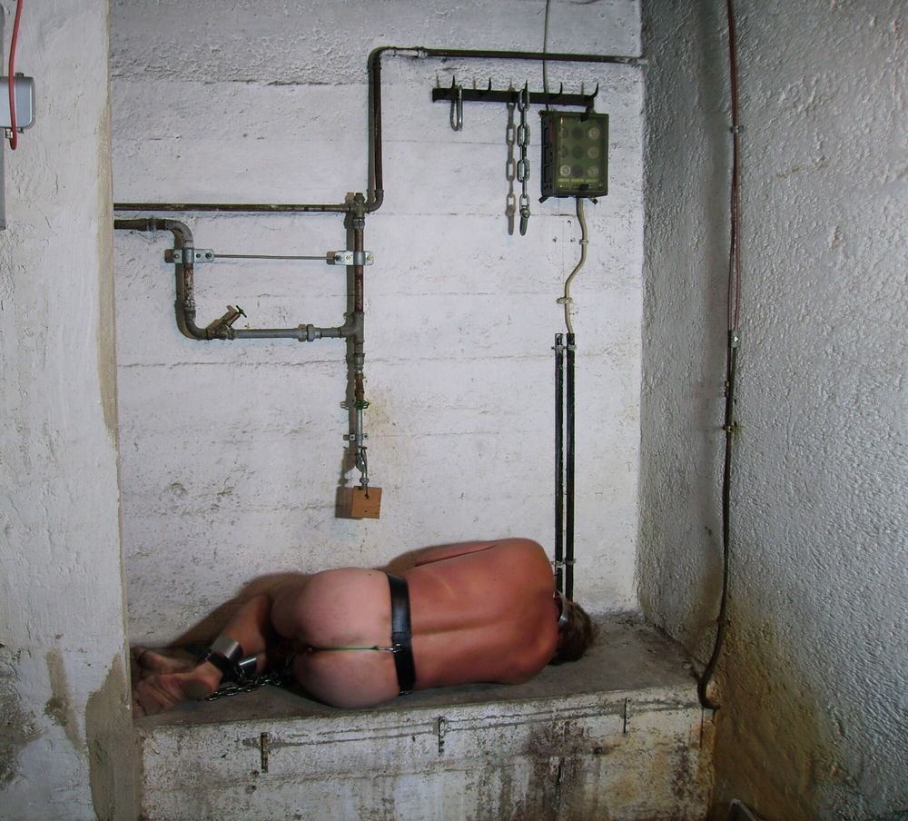 Slave Man locked up dirty Prison Erection #11