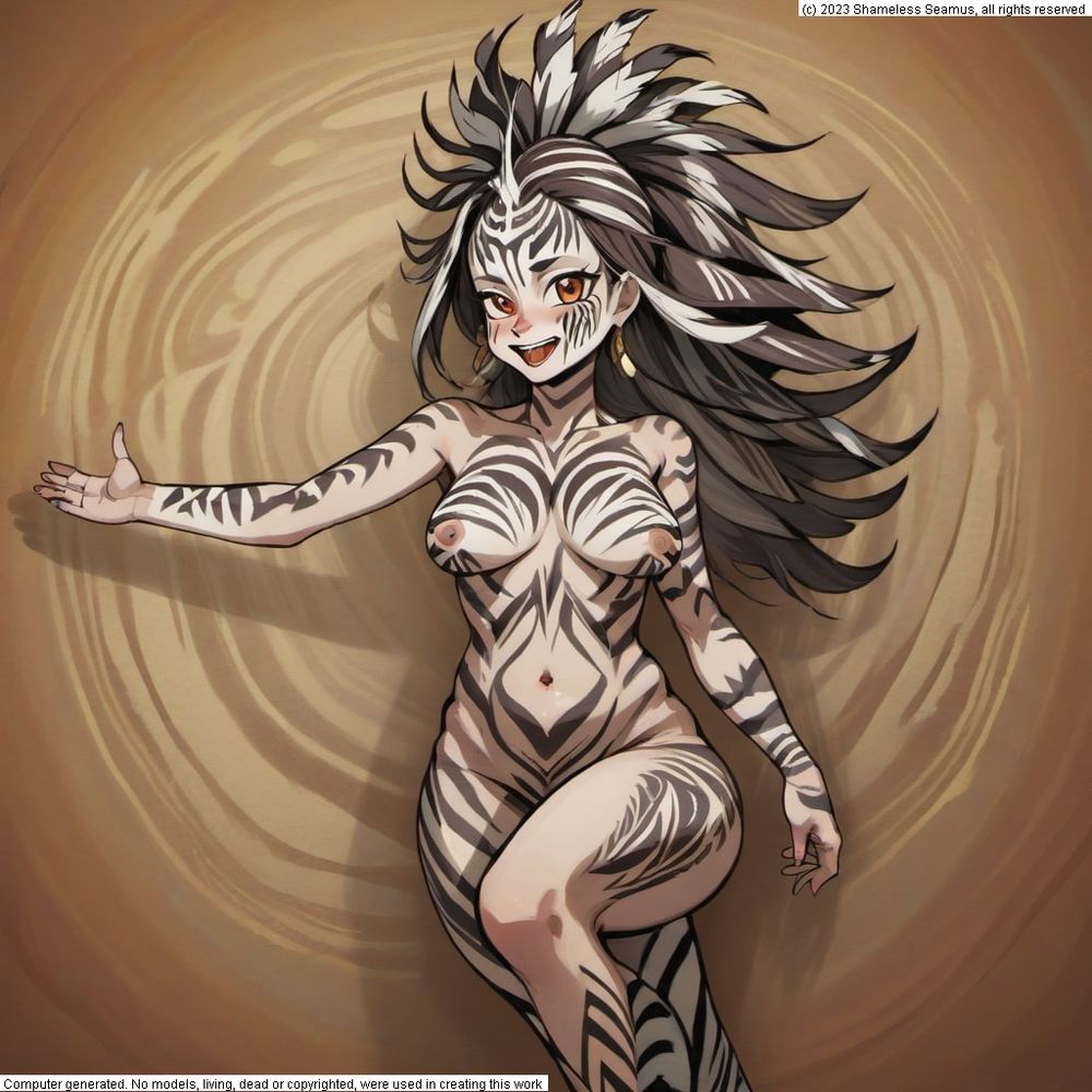 Zebra Girl #9