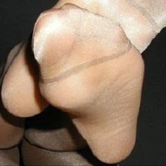 High Heels Nylon Feet