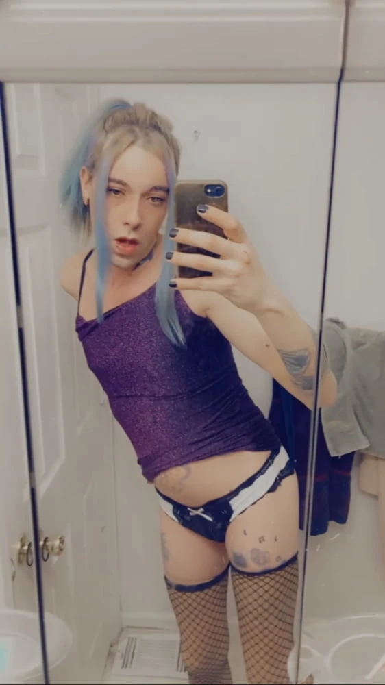 Hot Purple Minidress Slut #33