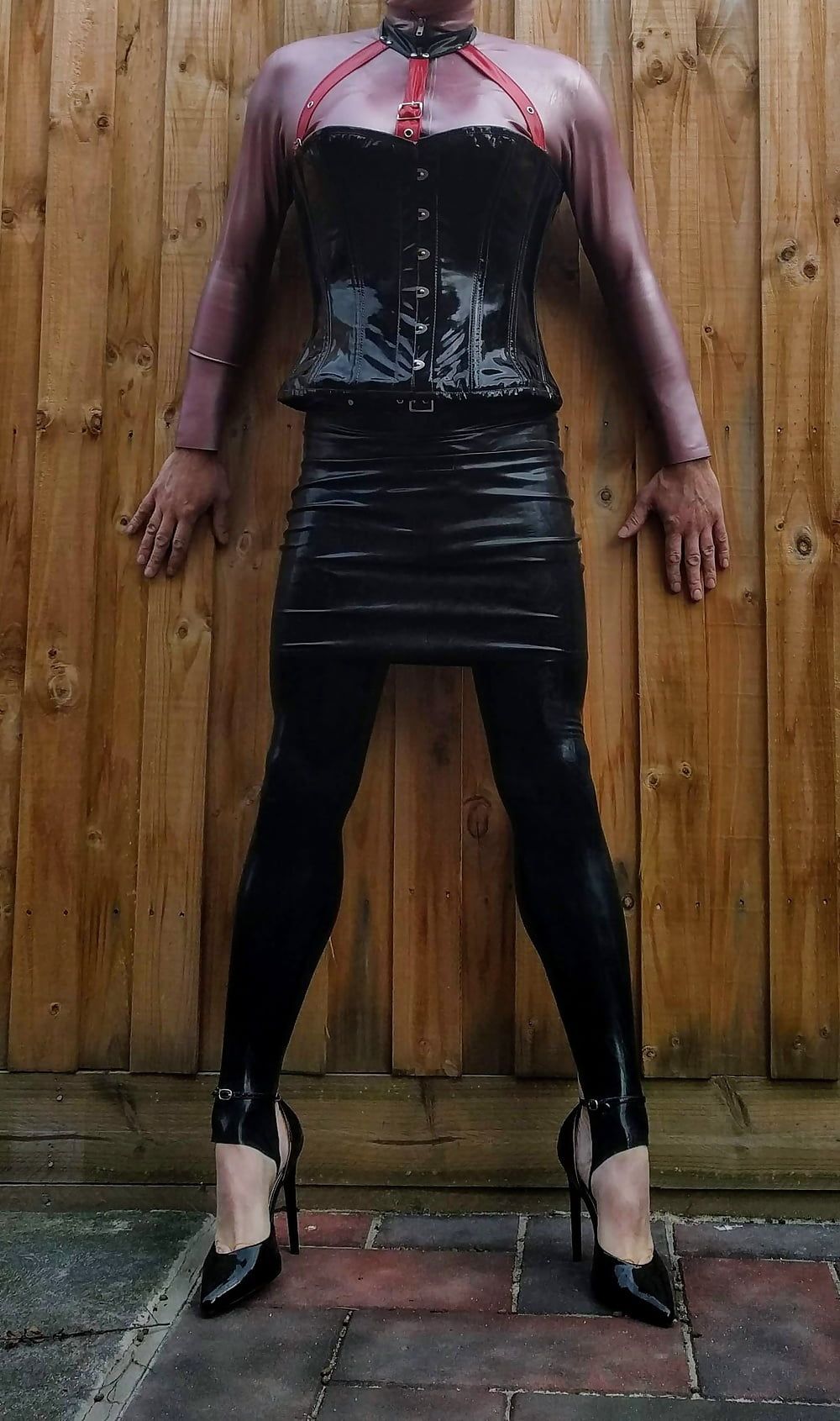 Rose Latex Top - Headless #6