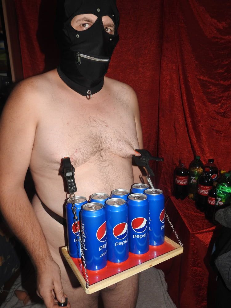 Slave serve Pepsi at Party #9
