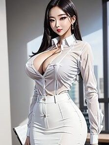 sexy white dress girl #48