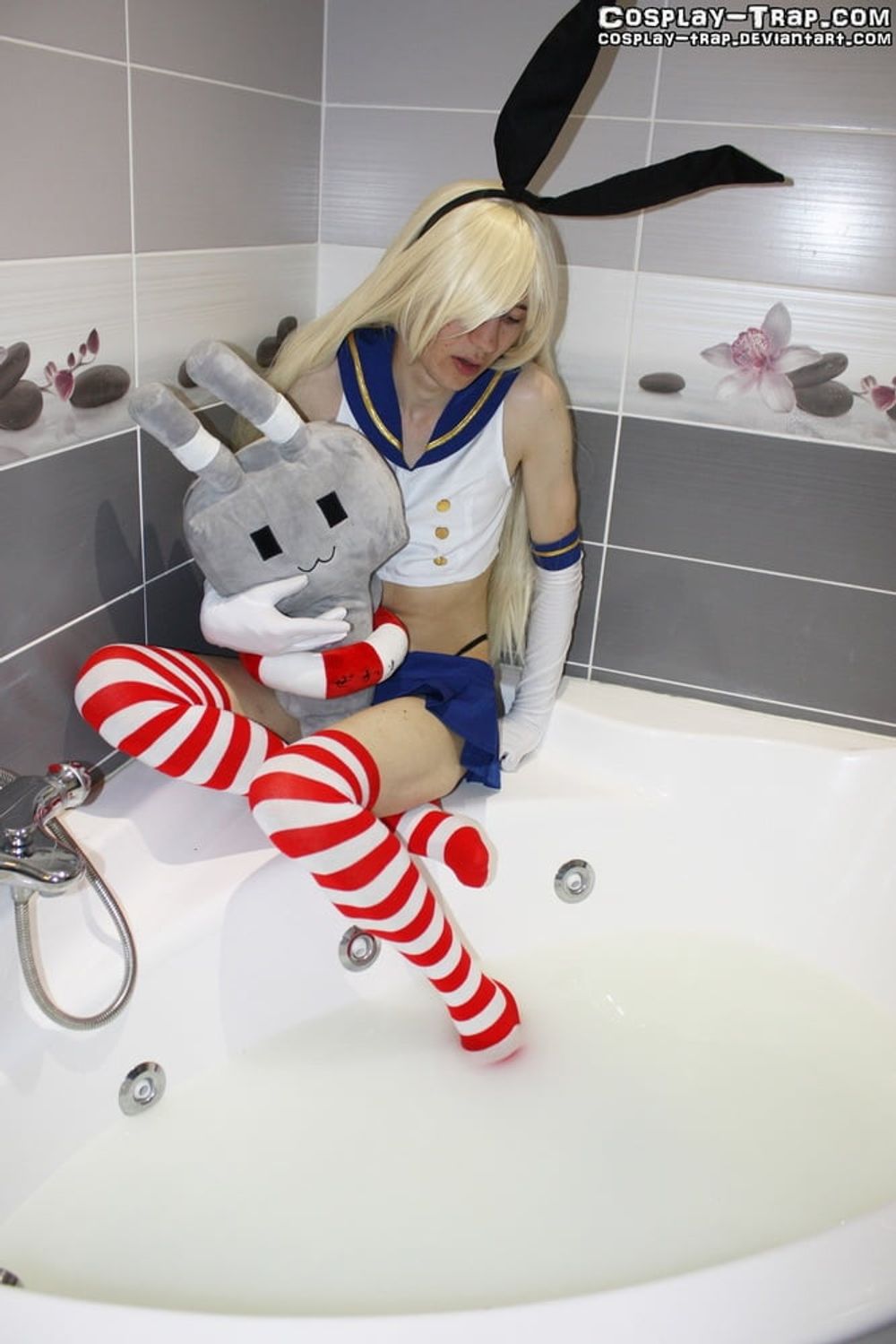  Crossdress cosplay wet Shimakaze #5