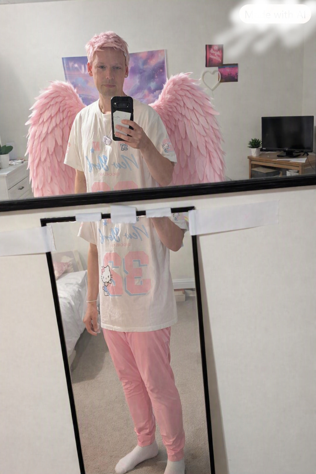 turned to radiant wings