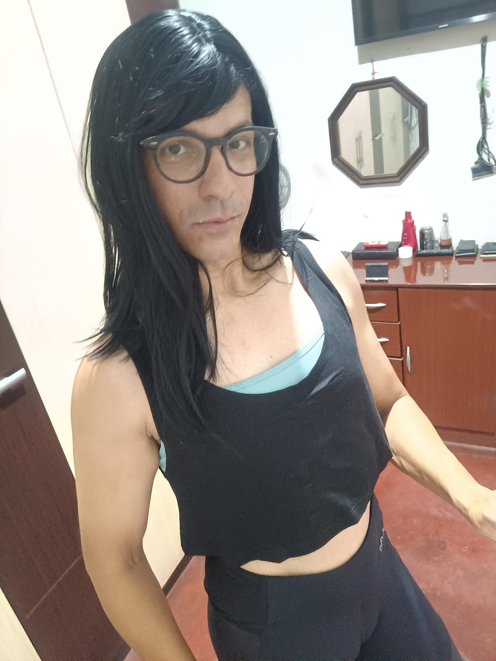 Sakura Nakamura Skinner Legging Gym  #26