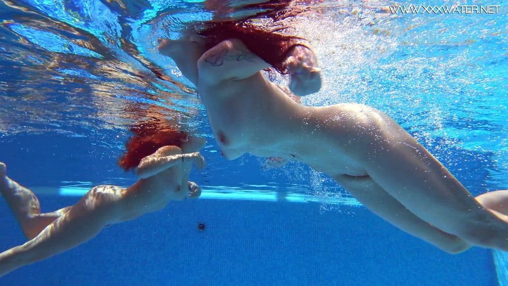  Sheril and Diana Rius Underwater Swimming Pool Erotics #3