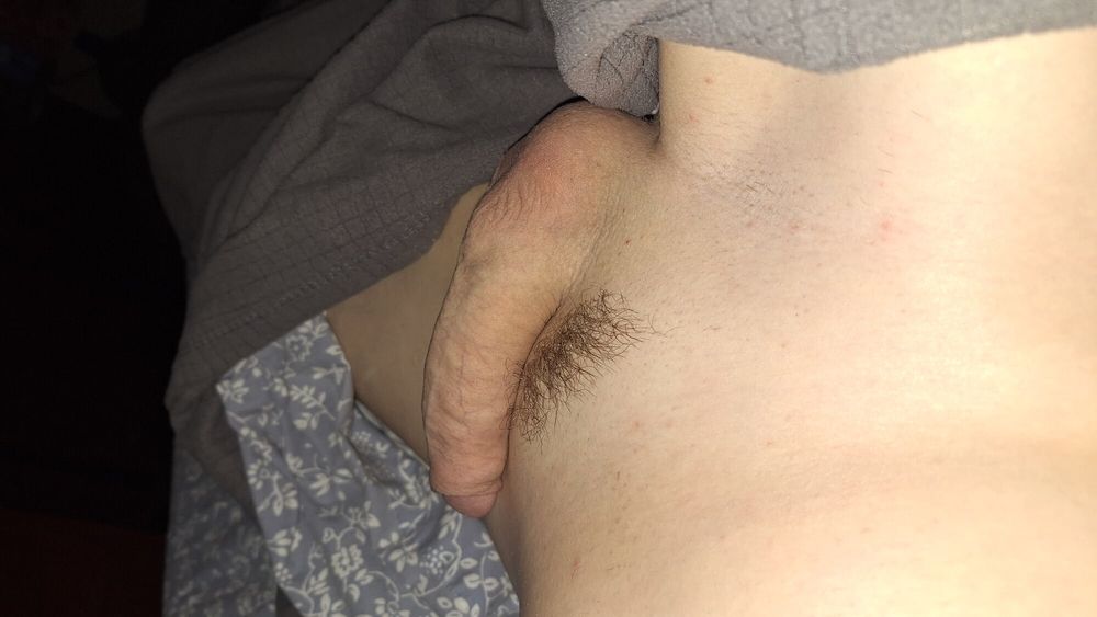 Random pictures of my uncut cock #10