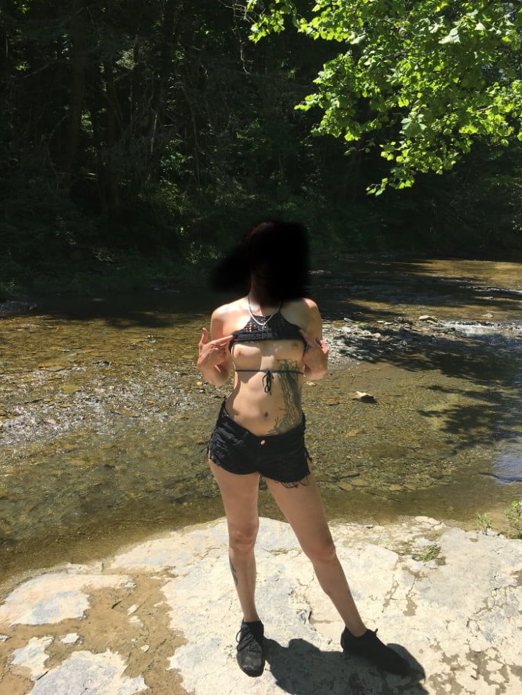 Slut wife hiking  #8
