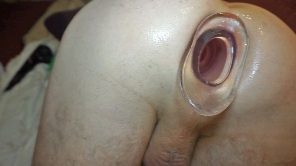 Giant anal tunnel up to 8cm diameter in my asshole #9