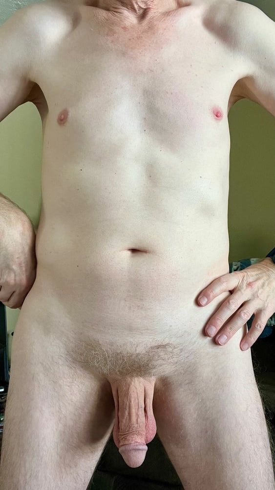 Naked outside and inside - having fun with my cock #9
