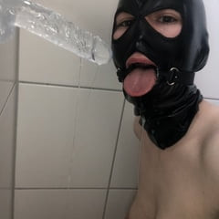 I love gagging on Dildos
