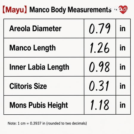 Pussy size measurement