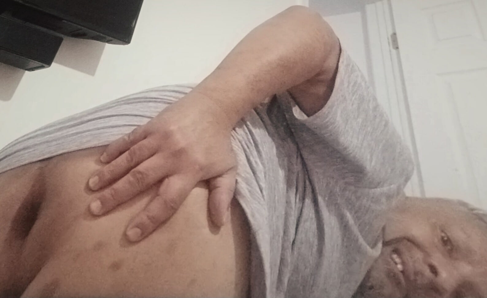 Gaped very wide