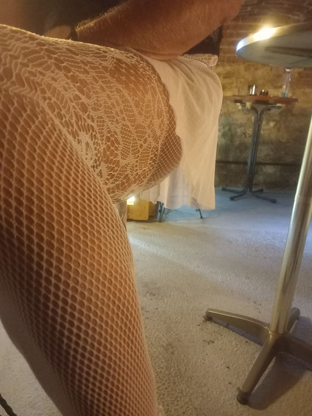 strip of black and white lingerie #2