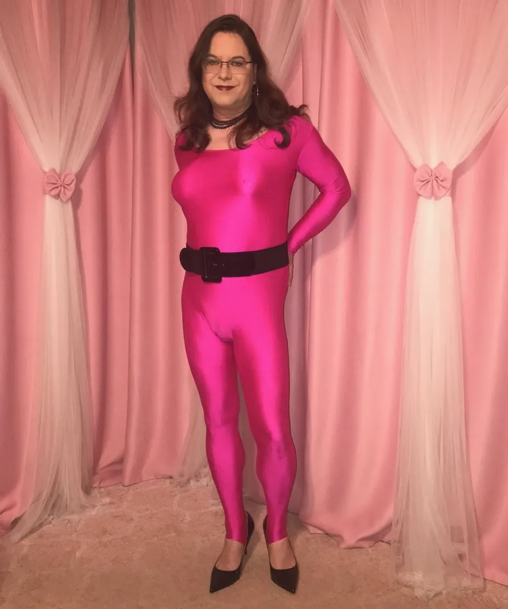 Joanie - Hot Pink Catsuit #11