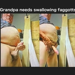 Grandpa jerking 