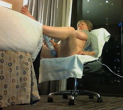 Mom orgasms in hotel window #56