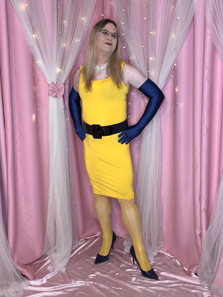Joanie - Yellow Pencil Dress II #53