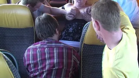 gangbang in the bus         